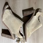 Gianni Bini  Beige Women's Peep-Toe Suede Leather Summer Sandals US Size‎ 11 Photo 8