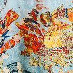 Soft Surroundings Have To Have Blue Corduba Printed Ankle Legging Size Small Photo 8