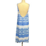 Show Me Your Mumu  Hey You Back Dress Teacups Tulips Blue‎ White Size Small Photo 6