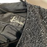 House of Gold Sequin Vintage Top Dressy British Sleeveless Crop Beaded Black Size 14 Photo 2