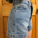 American Apparel High Waisted Denim Shorts Photo 2