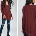 Free People  Catalina Thermal Long Sleeve Shirt Photo 1