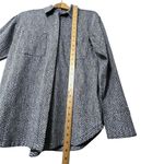 Athleta  Braiden Shirt Jacket Textured Black White Women’s Size XS Oversized Laye Photo 12