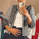 Etcetera  | Tweed Lace Overlay Blazer Jacket Sz 6 Photo 0
