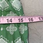 Greylin  Womens Embroidered Eyelet Smocked‎ Ruffle Tie Waist Jumpsuit Size Medium Photo 10