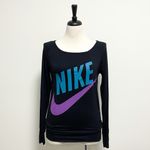 Nike  Longer Boat Neck Long Sleeves Bamboo Top Photo 2