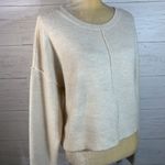 Gianni Bini ivory crop sweater size L womens Photo 5