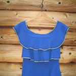 Rebecca Vallance Ruffle Mini Dress Blue Size 4 Photo 6
