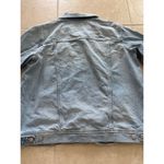 Old Navy Jean Jacket Womens Plus 1X Denim Button Distressed Classic Outdoor Boho Photo 3