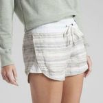 Athleta cabo beachside linen striped shorts Photo 0