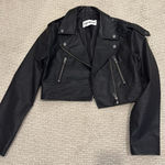 Steve Madden  Leather Jacket Black Photo 0