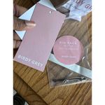 Birdy Grey  Dev V-Neck Cold Shoulder Evening Gown With Slit Crepe Taupe M READ Photo 9