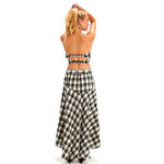 Free People After You Set Black Plaid size L Photo 1