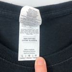 Gildan Woman’s  Black American Pride Flag T-shirt Top Large Photo 3