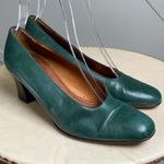 Coach  Vintage Green Leather Pump Heels Shoe Size 6 M Photo 1