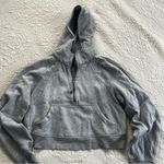 Lululemon  oversized scuba half zip hoodie dark grey size XS/s Photo 0