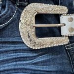 woman’s rhinestone belt with large buckle Y2K western White Photo 1