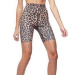 Good American  Cheetah Biker Shorts Size Medium Photo 0
