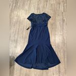 JS Collections  Navy Lace Maxi Dress Photo 6