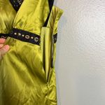 Sue Wong  Vintage Y2K Silk Dress‎ Size 8 Chartreuse Embellished 90s Fairycore Photo 8