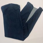 ZARA Dark Denim Strapless Raw Hem Back Slit Bodycon Tube Midi Dress Size XS Photo 12