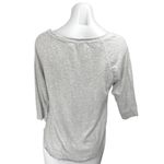 Abercrombie & Fitch  Womens Gray Floral Lace Embroidered Half Sleeve Blouse Top S Photo 1