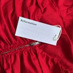 Reformation  Tiana top in lipst red Photo 3