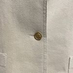 Abe Schrader Vintage Faux Suede Beige Button Gold Size 12 Photo 2