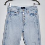 Women's High-Rise Vintage Slim Leg Jeans Size 6 Gap Button-Fly Cropped Denim Photo 2