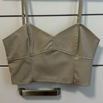 ZARA  Faux Leather Crop Top Photo 1
