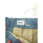 Aureum Sky Blue Vegan Leather Pleated Skirt Size Small Photo 6