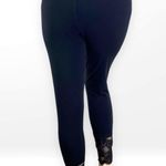 EXPRESS Black Skinny Lace Hem Mid Rise Legging Photo 2