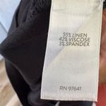 J. Jill M Petite linen blend Black Dress Cropped Pants Casual Button Cuff Detail Size undefined Photo 6