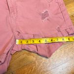Signature Levi Strauss Womens 10 30 Pink Distressed Cuffed Shorts Stretch Denim Photo 3