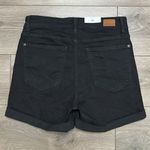 Judy Blue High Rise Distressed Black Stretch Jean Shorts Size XL Photo 1