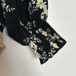 WAYF Black Floral Off The Shoulder Bodysuit, XS Photo 4