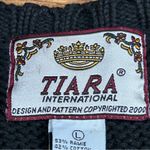 Vintage Tiara International Embroidered Christmas Sweater Vest Photo 8