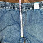 Terra & Sky  Ahead Denim Shorts Elastic Waist High Rise Pull On Photo 6