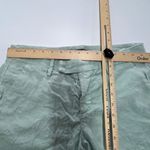 Level 99 Shorts Womens 29 Green Cassandra Linen Blend Casual Summer Pockets Photo 5