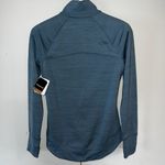 Reebok NWT  1/4 Zip Speedwick Blue Pullover Photo 1