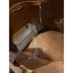 Madewell Leather Transport Tote Bag Tan Brown Braided Strap Vintage Leather flaw Photo 13