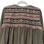 Arianna by Howard’s Sage green Lightweight Jacket with Tapestry Size L/XL Boho Photo 5