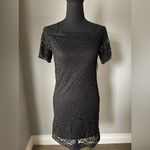 Design Lab Lacy Little Blackk Dress NWT Black Photo 2