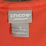 Chico's  Dress Women 4/6 Coral Orange Tank Dress Midi Preppy Basic Casual Everyday Photo 6