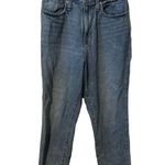Madewell  The Mom Jean Size 28 Distressed Waistband Light To Medium Wash. Photo 6