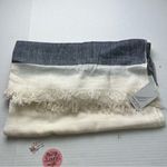 Nautica NWT Women's Striped Scarf Oversized Lightweight Fringe Photo 1