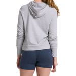 Vuori  Halo Essential Hoodie Cropped Size Large Heather Gray VW226 Photo 1