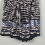 Max Studio black and cream romper with 3/4 sleeves and shorts. Size Small. EUC Photo 4