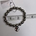 Chico's Chico’s Ari Shine Silver-Tone Medallion Stretch Bracelet NWT OS Zinc Metallic Photo 5