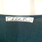 Chloe K  green lace short  sleeved top Photo 7